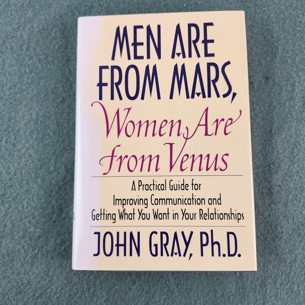 Men Are From Mars, Women Are From Venus John Gray‎ Phd 1st Edition Hardcover
